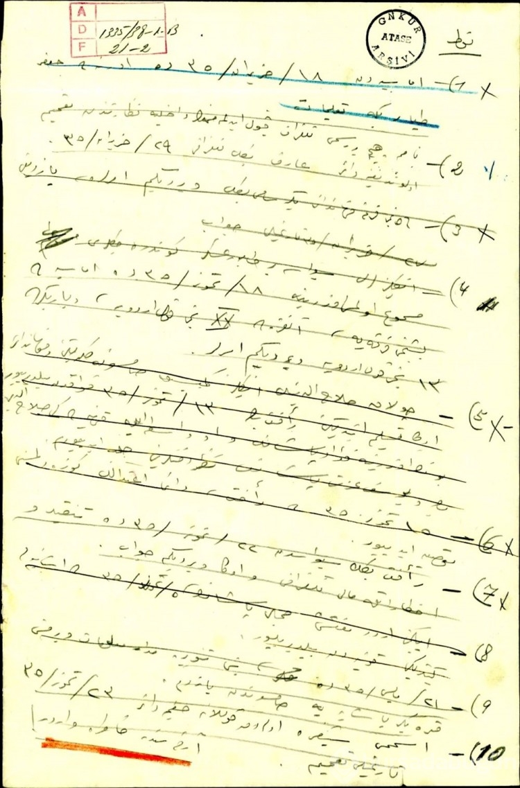 Atatürk'ün el yazısı notları Kurtuluş Savaşı'na dair detayları gün yüzüne çıkarıyor
