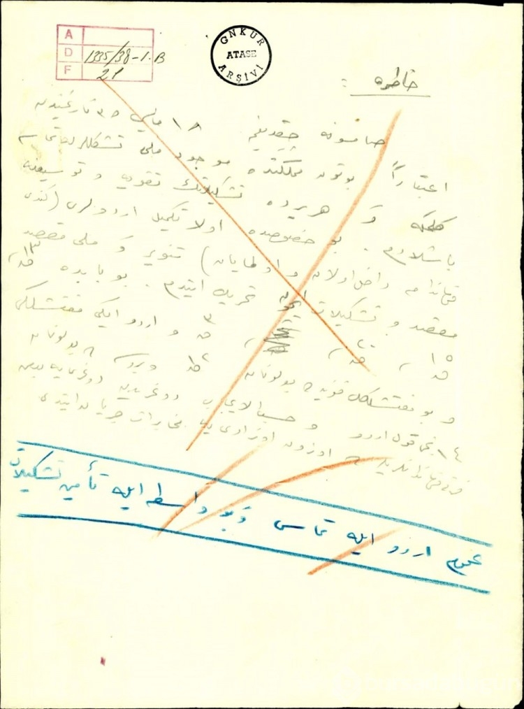 Atatürk'ün el yazısı notları Kurtuluş Savaşı'na dair detayları gün yüzüne çıkarıyor
