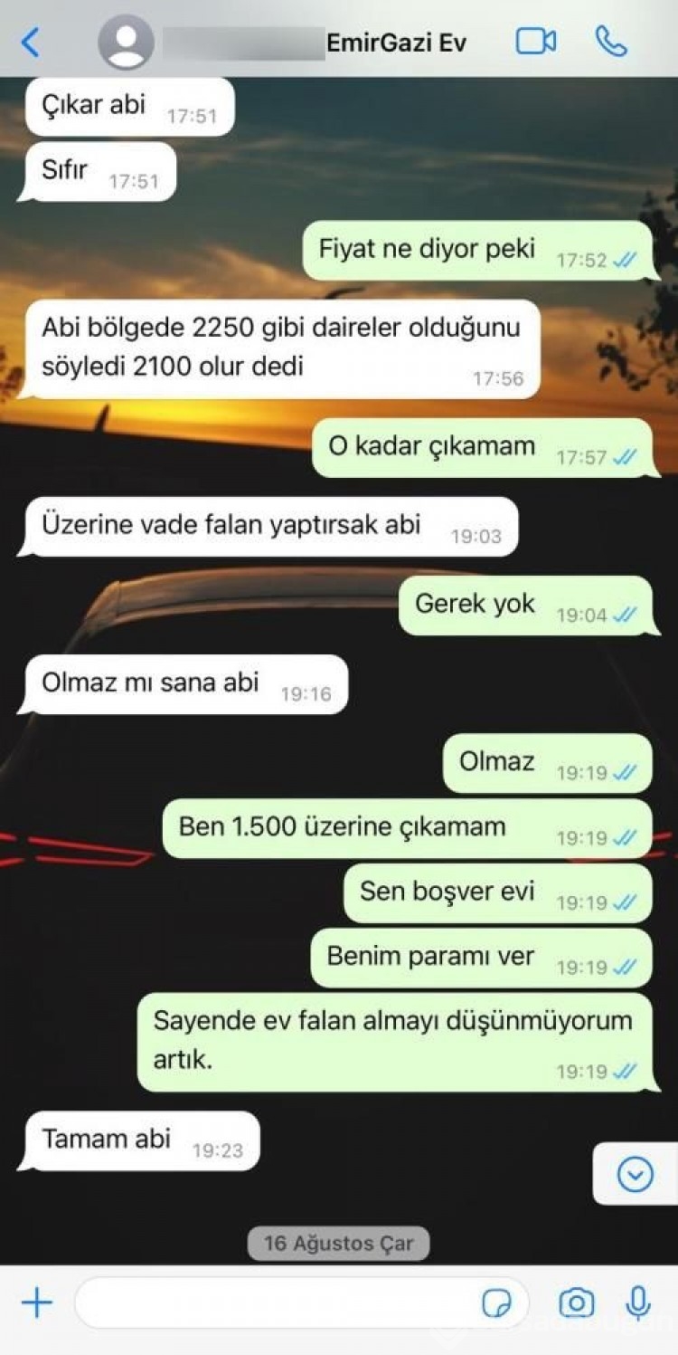 Ev almak isterken hayatının şokunu yaşadı!