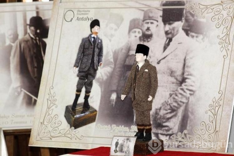 Mustafa Kemal'in minyatür kıyafetleri, Atatürk kitre bebeklerinde can buldu
