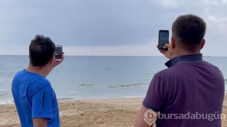 Alanya'da denizde hortum oluştu
