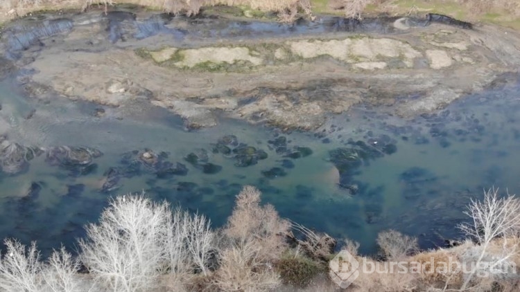 Kızılırmak alarm veriyor: 5 ay arayla çekilen iki drone görüntüsü kuraklığı gözler önüne serdi
