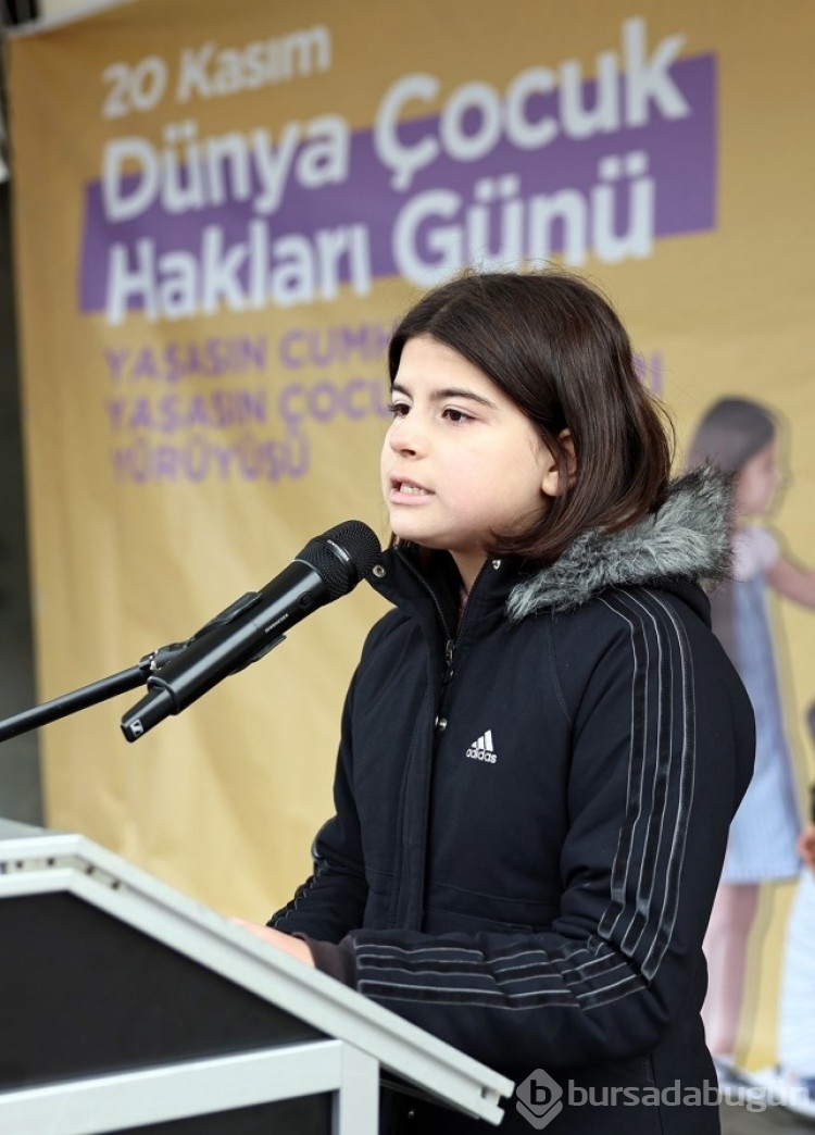 Bursa Nilüfer'de söz çocukların