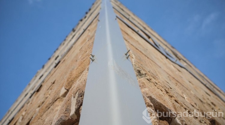 Uzuncaburç Antik Kenti'nde rahip kralların kaldığı 2400 yıllık kule restore edildi