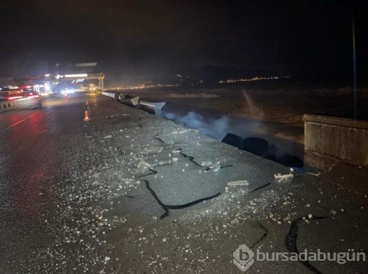 Karadeniz Sahil Yolu'nda fırtına hasarının boyutu ortaya çıktı