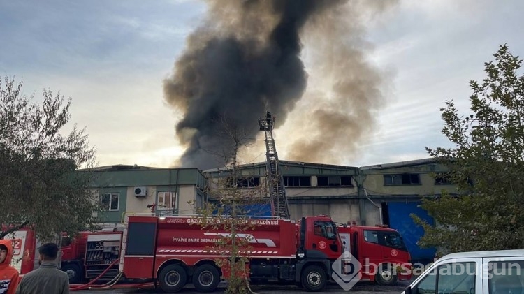 Gaziantep'te geri dönüşüm fabrikasında yangın
