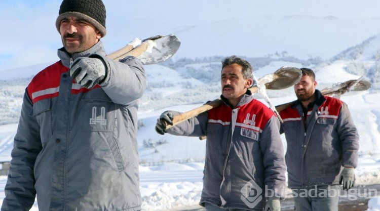Erzurum'da kış mezarları hazır
