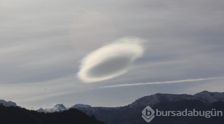 Artvin'de mercek bulutu görüntülendi