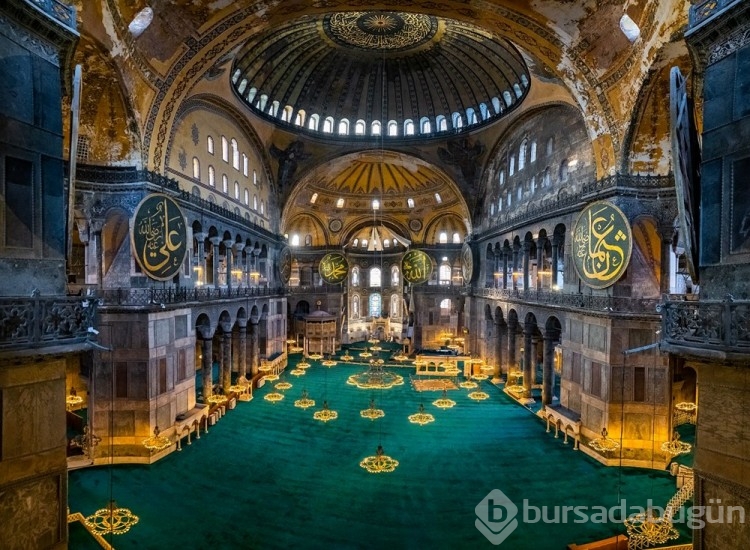 Ayasofya Camii'nin detayları fotoğraf karelerine yansıdı
