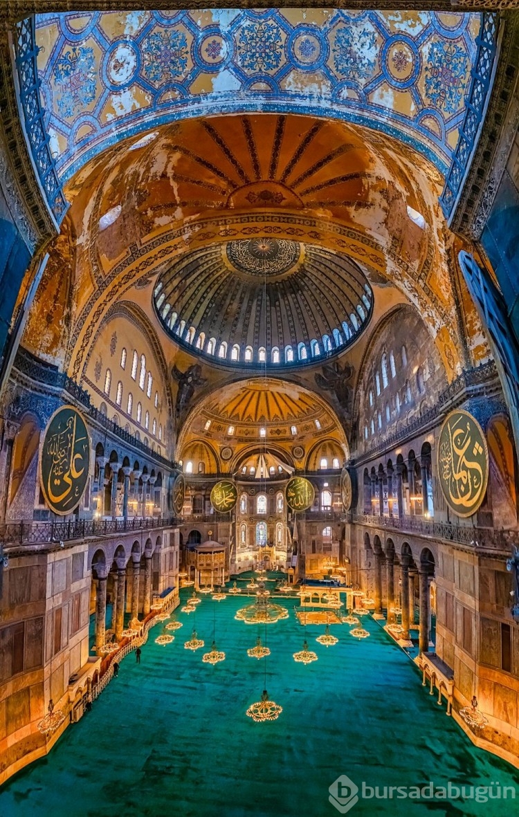 Ayasofya Camii'nin detayları fotoğraf karelerine yansıdı
