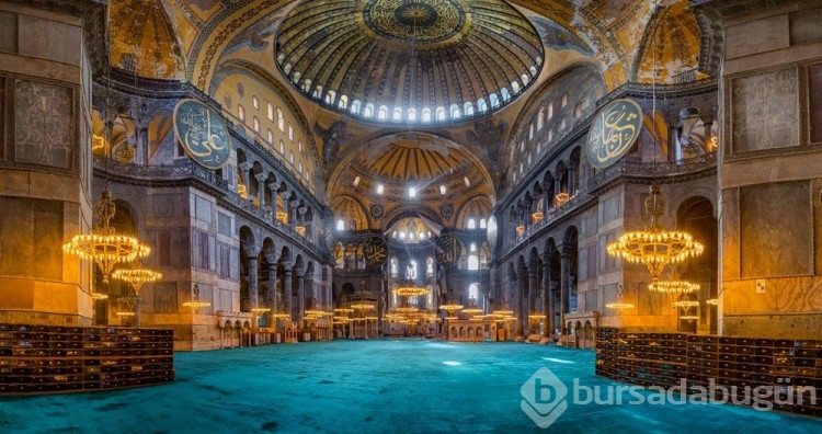 Ayasofya Camii'nin detayları fotoğraf karelerine yansıdı

