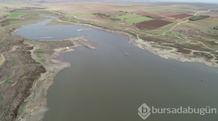 Trakya'daki göl ve göletlere son yağışlar fazla katkı sağlamadı

