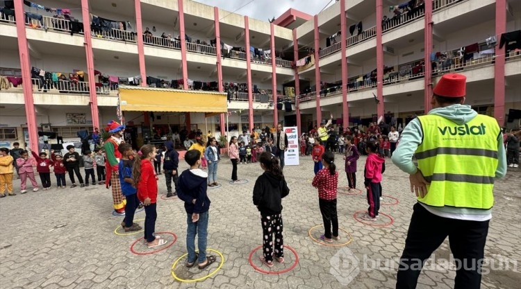 Gazze'de çocuklar için etkinlik düzenlendi
