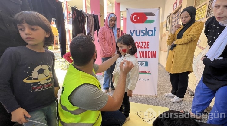 Gazze'de çocuklar için etkinlik düzenlendi
