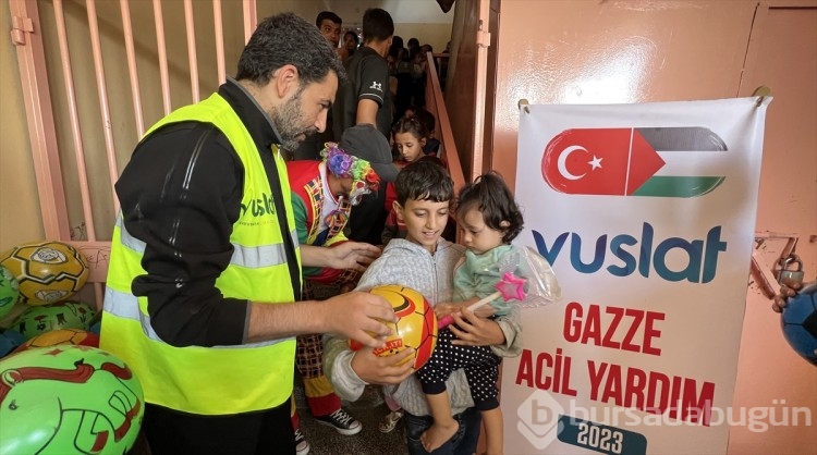 Gazze'de çocuklar için etkinlik düzenlendi
