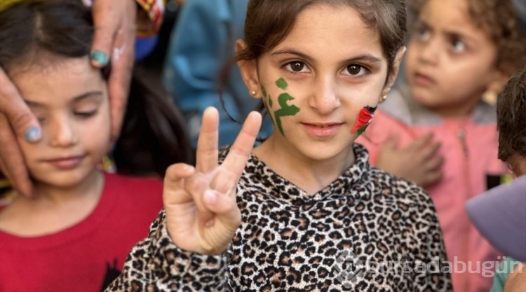 Gazze'de çocuklar için etkinlik düzenlendi
