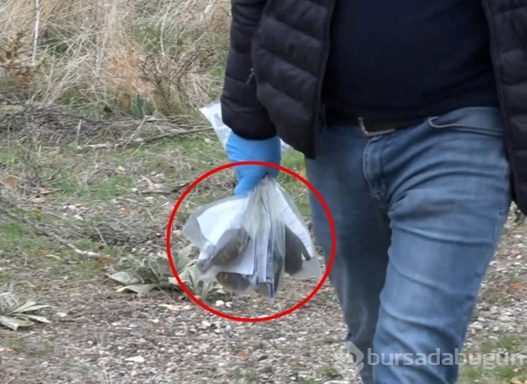 Belediye işçisinin tekme attığı poşetten el bombaları çıktı

