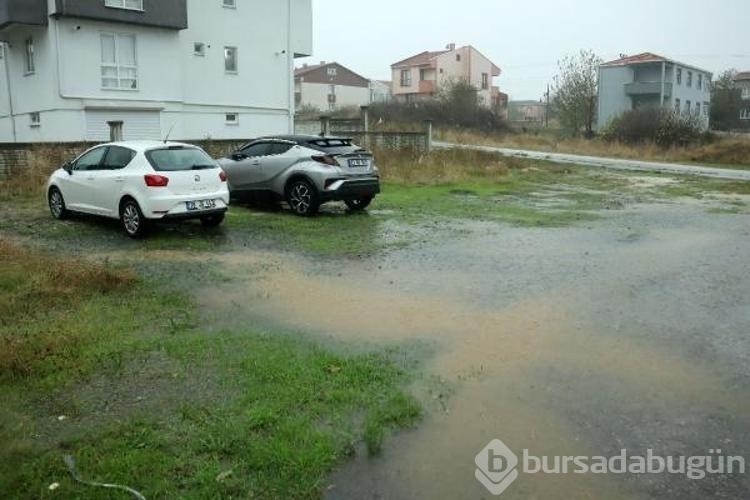 Keşan'da sağanak etkili oldu

