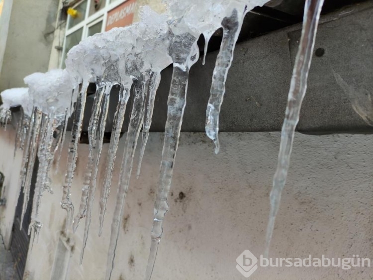 Sıcaklık eksi 18,4 derece düştü kent buz tuttu! 