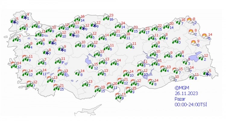 Hafta sonuna dikkat!: Fırtına ve kar geri dönüyor