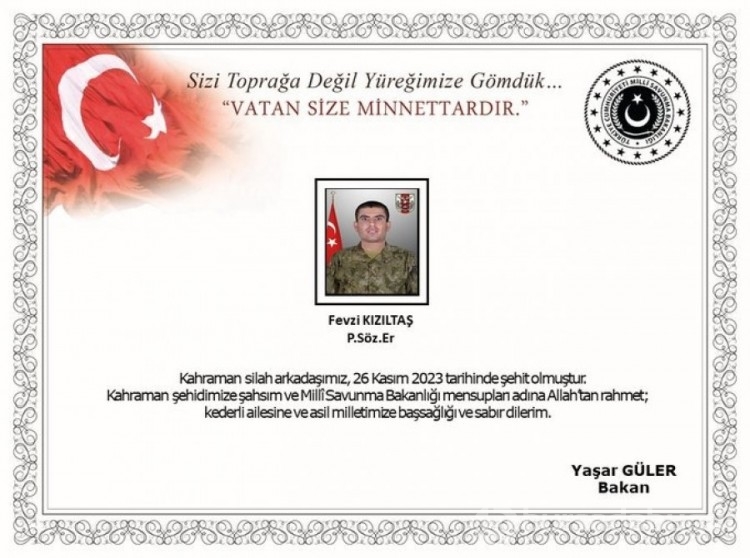 Pençe-Kilit bölgesinde çıkan çatışmada şehit sayısı 3'e yükseldi