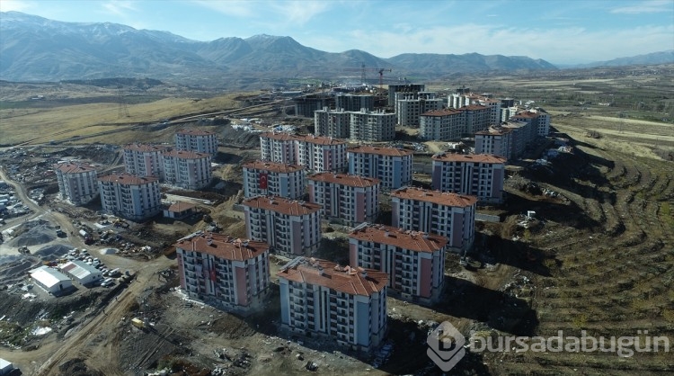Malatya Doğanşehir'de deprem konutlarından 350'si teslimata hazırlanıyor