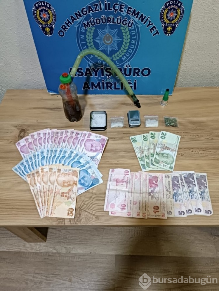 Bursa'da Orhangazi emniyetinden uyuşturucu tacirlerine darbe!