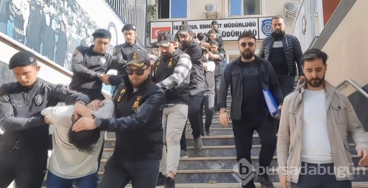 İstanbul'da 14 kişilik kalaşnikoflu gasp şebekesi çökertildi
