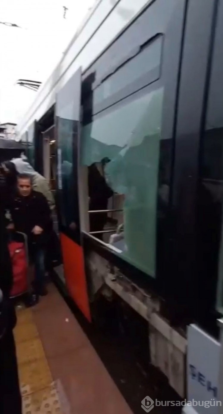 Tramvayda korku dolu anlar
