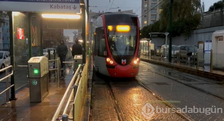 Tramvayda korku dolu anlar
