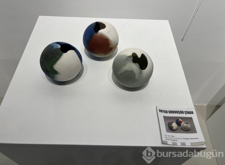 Bursa'da Prof. Dr. Ateş Arcasoy adına 'Ateş'in Çocukları' sergisi sanatseverlerle buluşturuldu 
