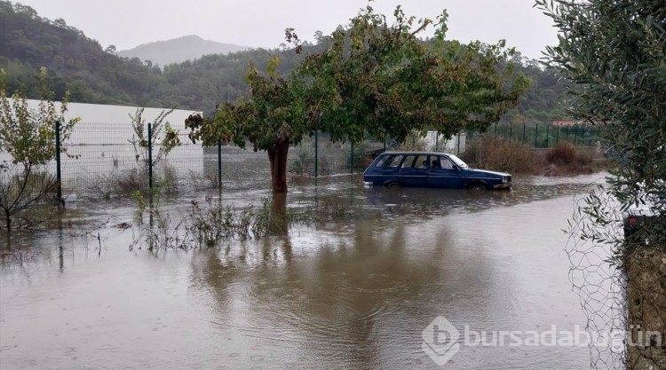 Muğla'da sağanak etkili oldu
