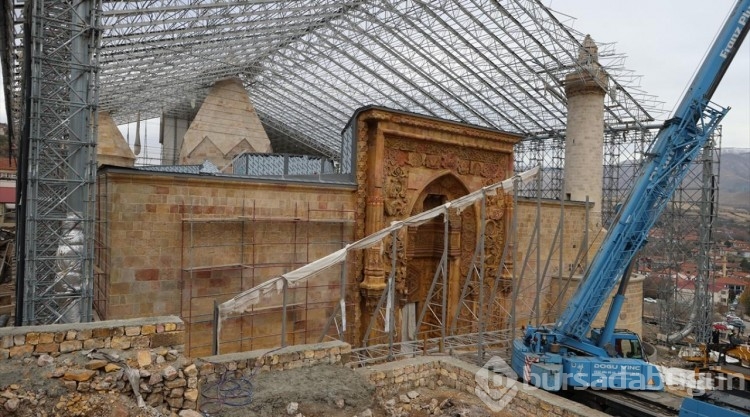 Divriği Ulu Camii ve Darüşşifası'ndaki restorasyonda sona yaklaşıldı
