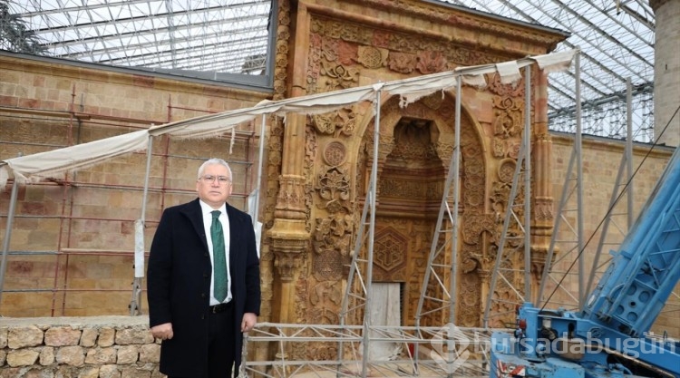 Divriği Ulu Camii ve Darüşşifası'ndaki restorasyonda sona yaklaşıldı
