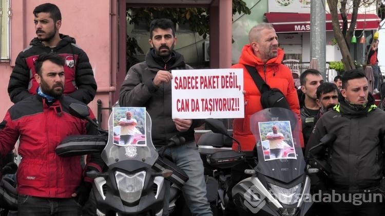 İstanbul Adalet Sarayı'nda motosikletli eylemi
