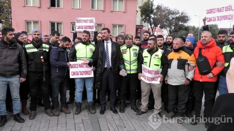İstanbul Adalet Sarayı'nda motosikletli eylemi
