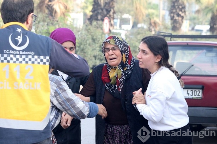 İş yeri yandı, çaresizce izledi
