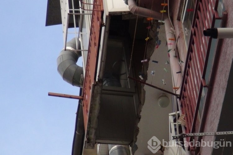 Bursa'da balkon zemininin çökmesi ile 7'nci kattan düşerek ölmüştü! O anlar kamerada