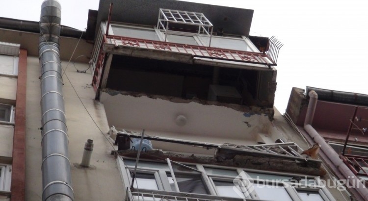 Bursa'da balkon zemininin çökmesi ile 7'nci kattan düşerek ölmüştü! O anlar kamerada