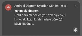 Android deprem uyarı sistemi, erken uyarı ile dikkat çekiyor!