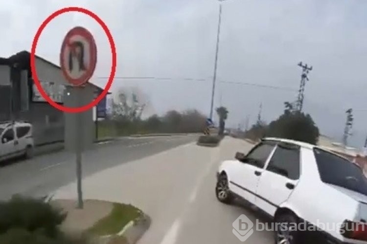 Bursa'da hatalı dönüş kaza getirdi