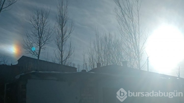 Gökyüzünde iki güneş! Hakkari'de görüntülendi
