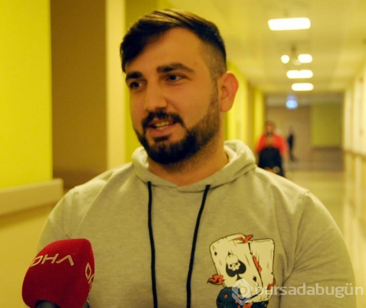 Ceviz ağacından düşerek felç kalan Doğan, 5 yıl sonra ilk adımlarını attı
