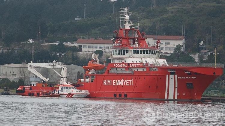 Kayıp mürettebatı arama çalışmalarında 18'inci gün; 'Nene Hatun'un dalgıçları da görevde
