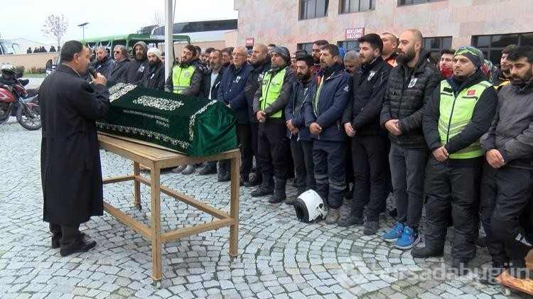 Somali Cumhurbaşkanı'nın oğlunun karıştığı kazada ölen kurye son yolculuğuna uğurlandı 

