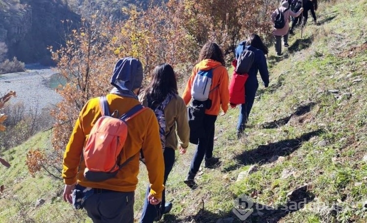 Dağcılardan Aktütün kanyonlarına yapılan gezi turu