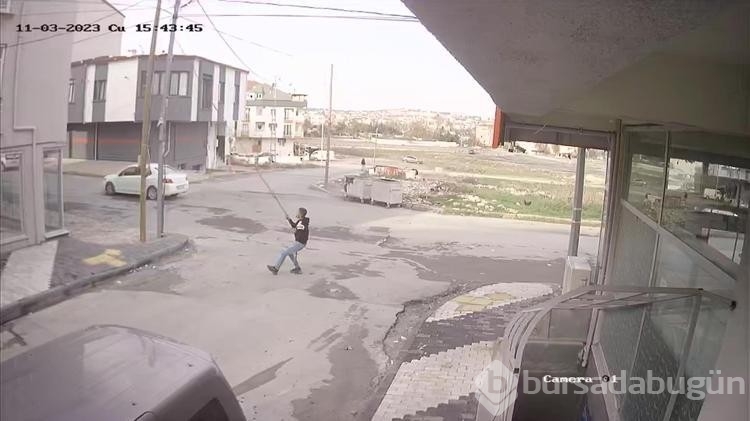 Arnavutköy'de telefon kablosunu çalmak için canını hiçe saydı
