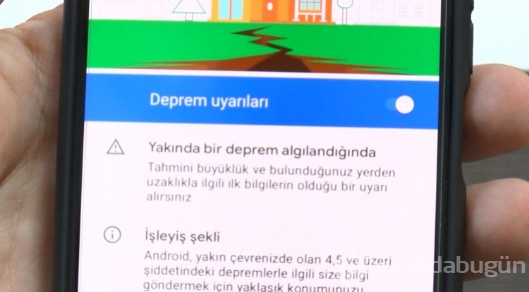 Android sistemi bulunan cep telefonları depremleri nasıl önceden bildirdi?