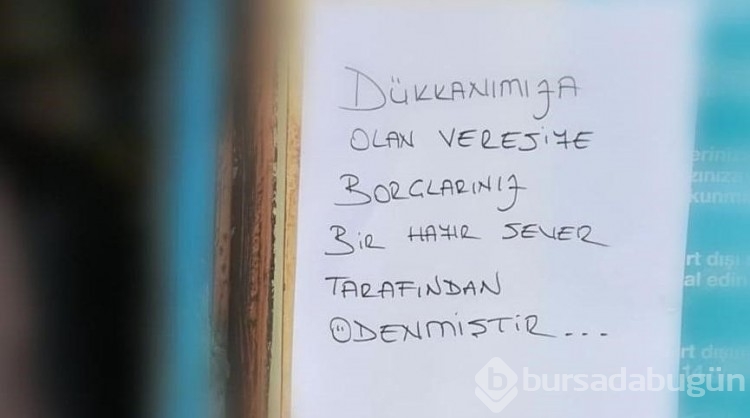 Gizemli hayırsever yeniden ortaya çıktı, vatandaşların borcunu kapattı