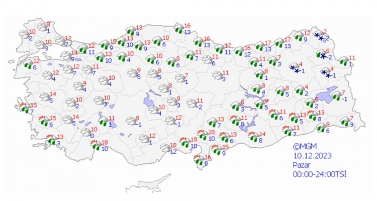 Hafta sonu hava daha da soğuyacak